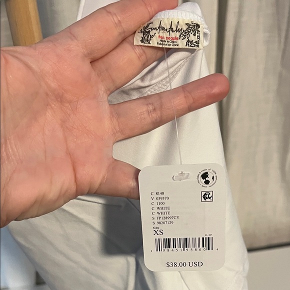 Intimately Free People White Halter Top, Size XS - Picture 3 of 3